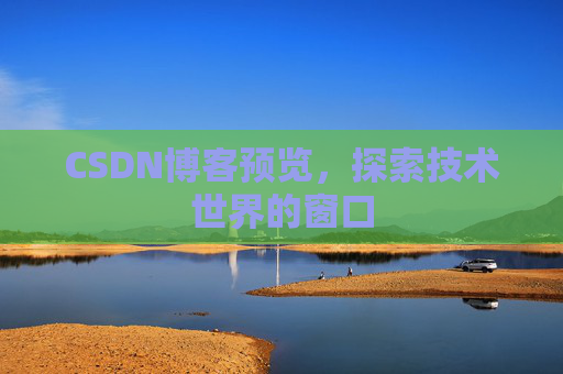 CSDN博客预览，探索技术世界的窗口